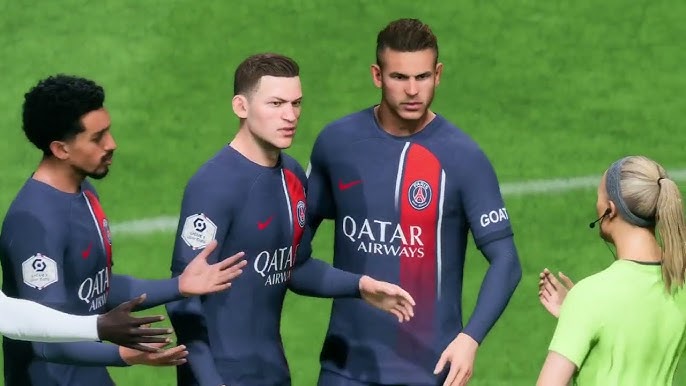 بازیکنان پاری سن ژرمن در بازی EA Sports FC 25