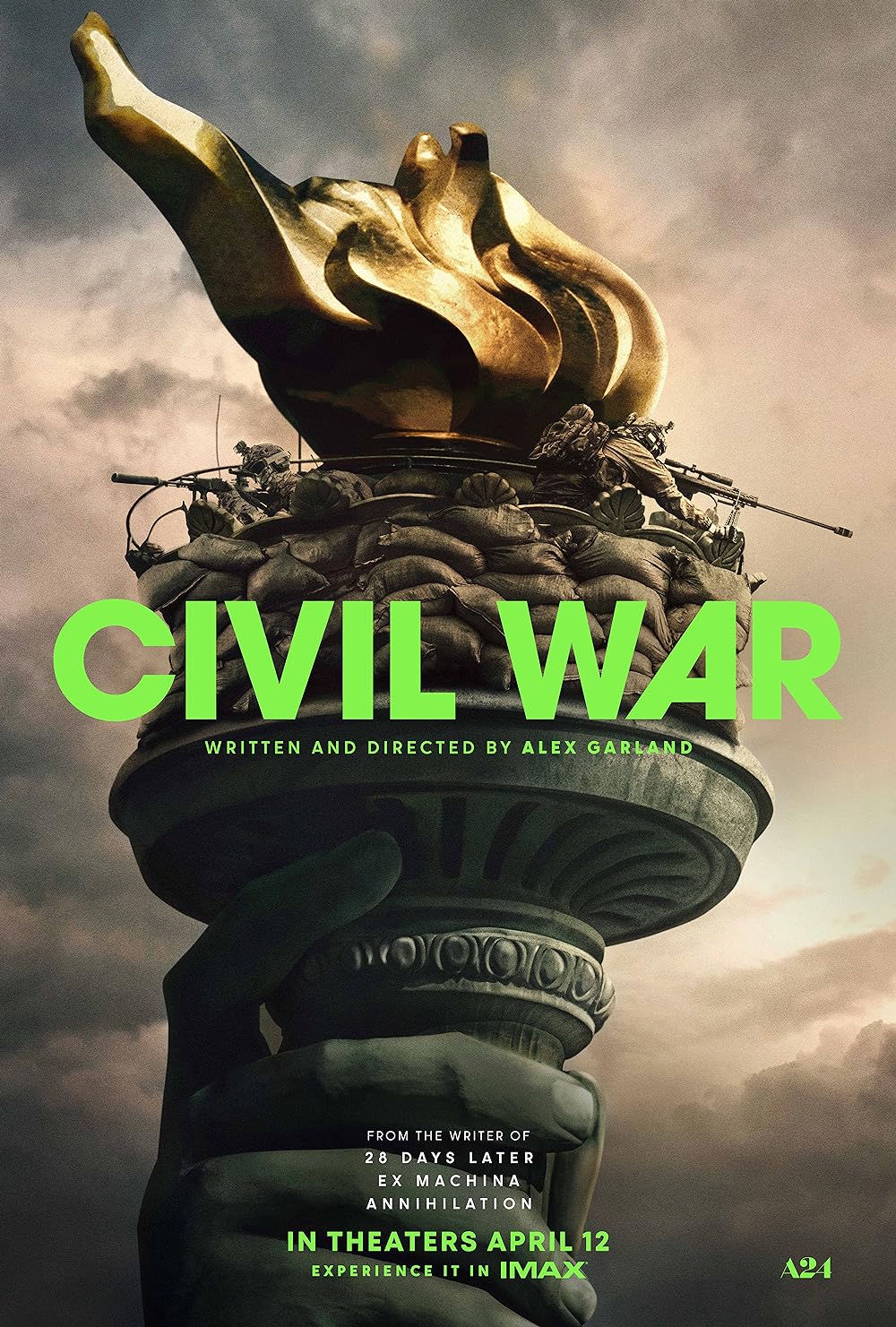دانلود فیلم جنگ داخلی Civil War 2024 با دوبله و زیرنویس فارسی چسبیده