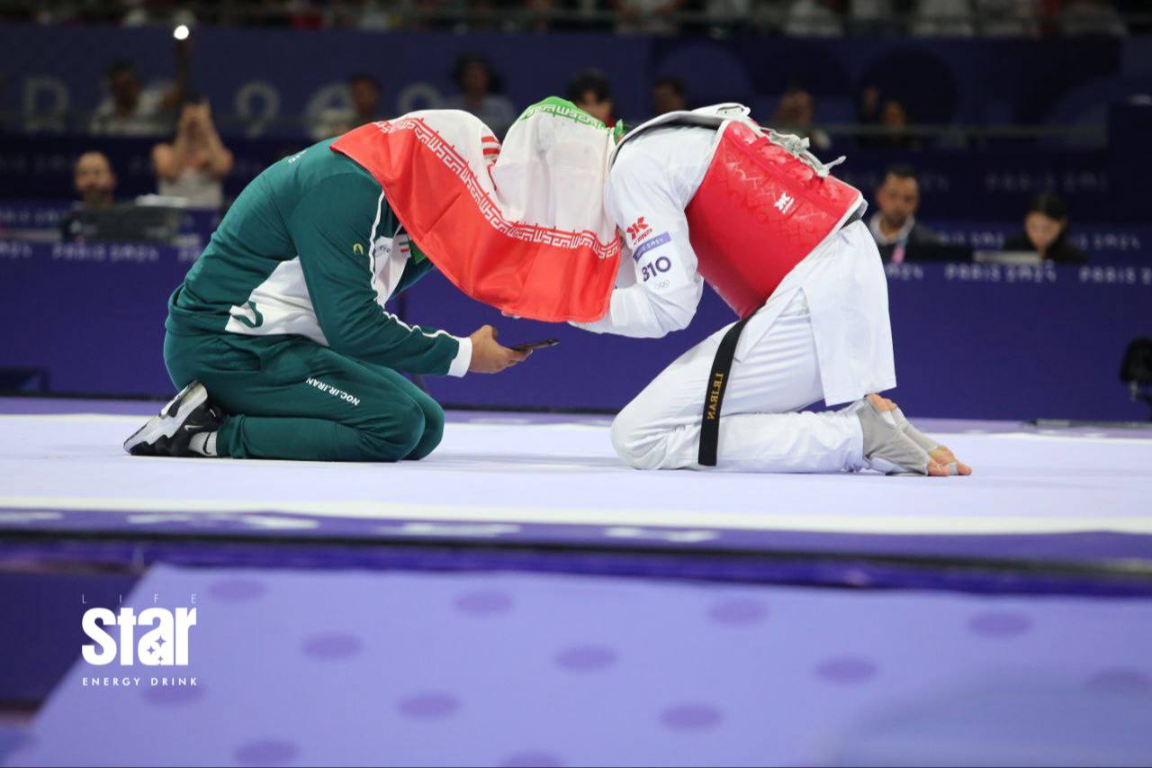 المپیک 2024 | شادی خاص آرین سلیمی و مجید افلاکی در زیر پرچم ایران + ویدئو
