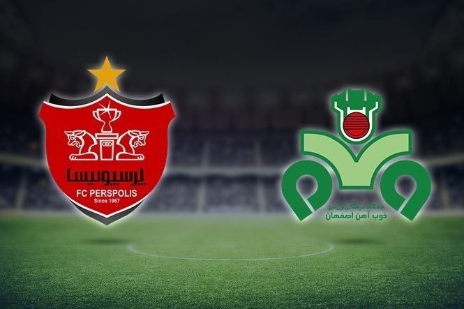 لوگوی دو باشگاه پرسپولیس و ذوبآهن