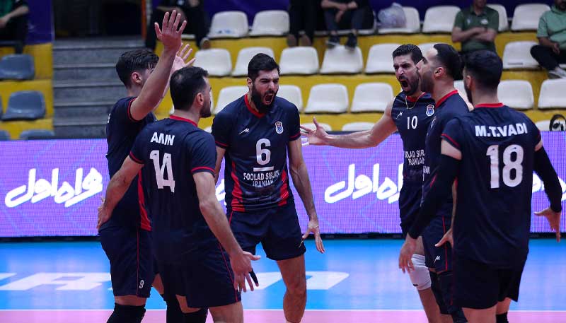 پایان کار چادرملو در لیگ برتر والیبال، فولاد سیرجان حریف پیکان در نیمهنهایی شد