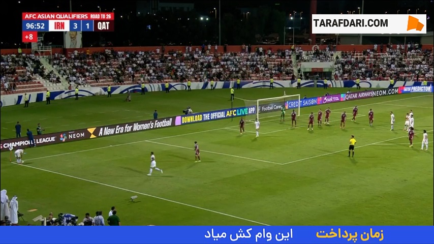 گل دوم محمد محبی به قطر (ایران 4-1 قطر)