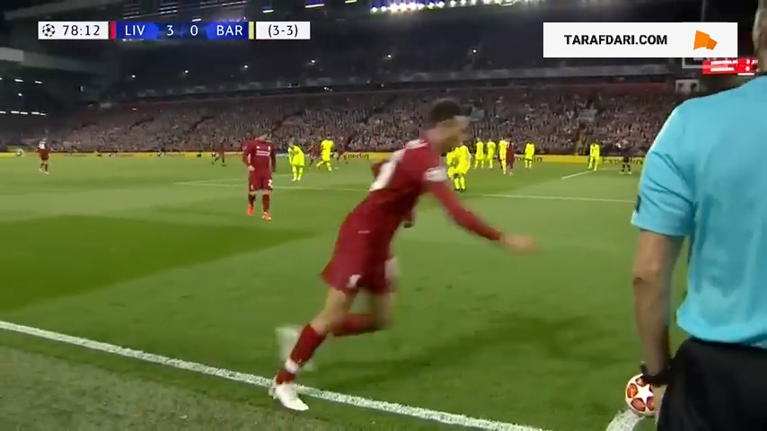 گل چهارم لیورپول مقابل بارسلونا و کامبک این تیم در لیگ قهرمانان با گزارش جذاب عربی (زیرنویس فارسی)