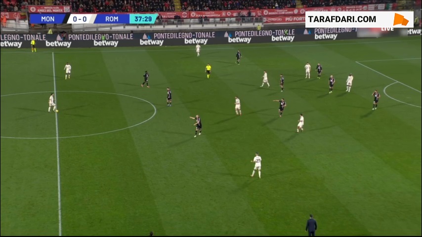 گل لورنتزو پلگرینی به مونتزا (مونتزا 0-1 آاس رم)