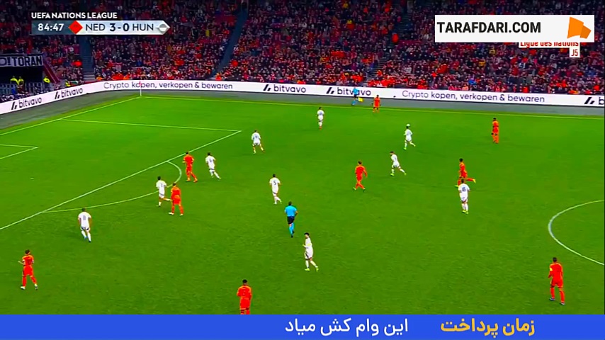 گل تئون کوپماینرس به مجارستان (هلند 4-0 مجارستان)
