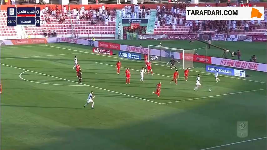 پاس گل احمد نوراللهی مقابل شباب الاهلی (شباب الاهلی - الوحده)
