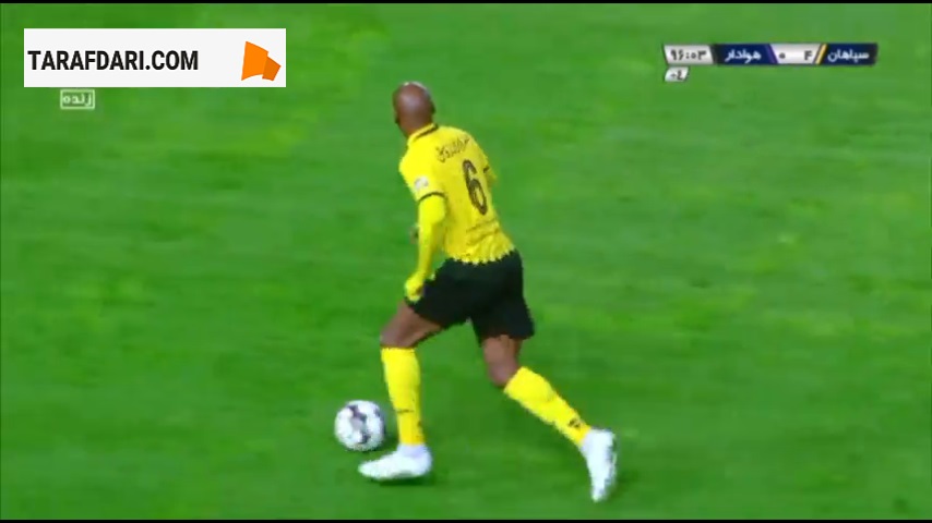 گل سوم مهدی لیموچی به هوادار (سپاهان 5-0 هوادار) 