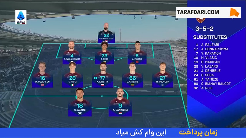پیروزی ناپولی در خانه تورینو با تک گل اسکات مک تومینای