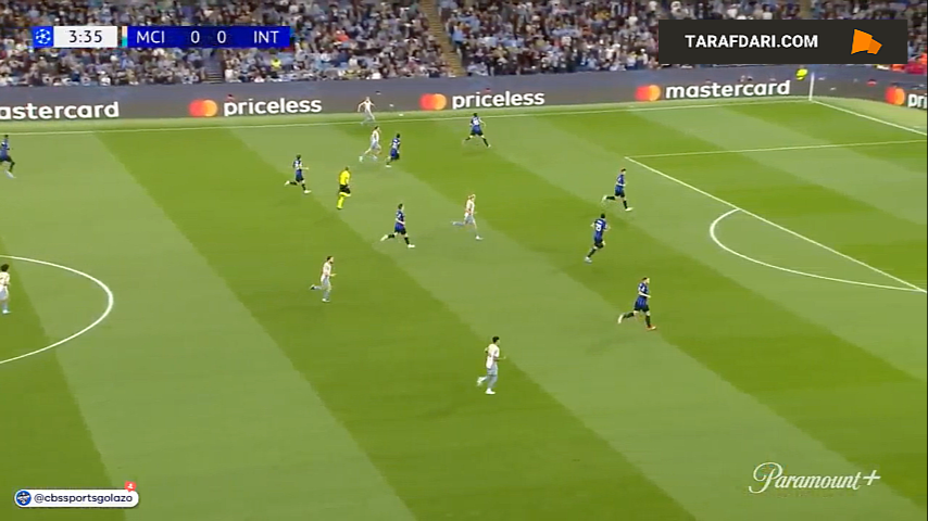 خلاصه بازی منچسترسیتی 0-0 اینتر (لیگ قهرمانان اروپا - ۲۵-۲۰۲۴)