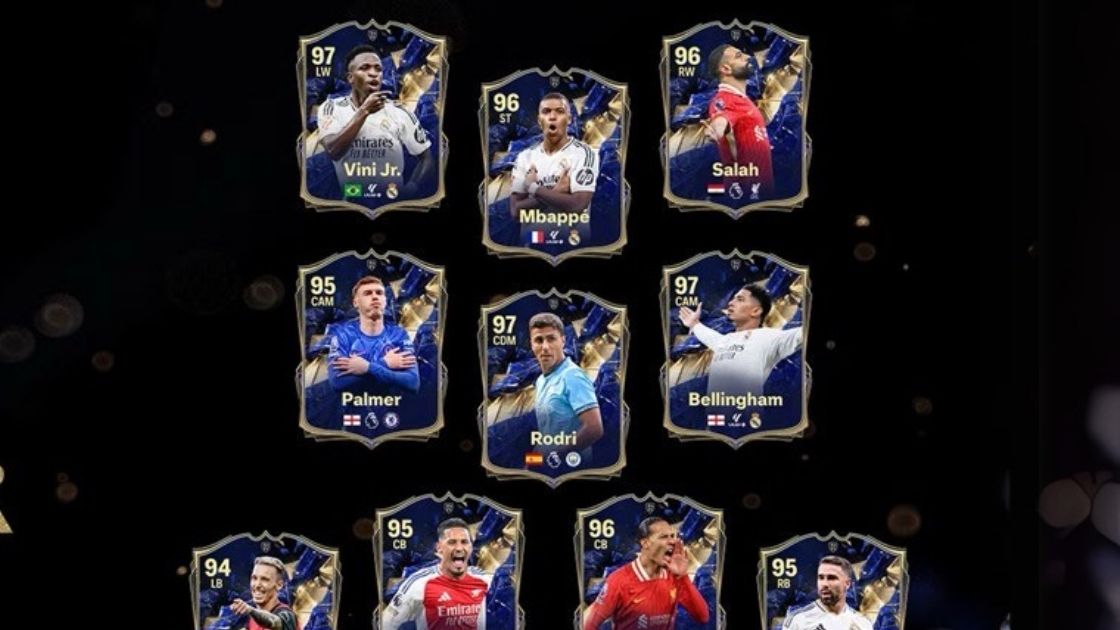 جود بلیگام در تیم سال - محمد صلاح در EA FC - TOTY فیفا 2024 - بازیکنان منتخب سال EA SPORTS FC™ - ترکیب Ultimate Team 2024 - بهترین بازیکنان EA FC 2024