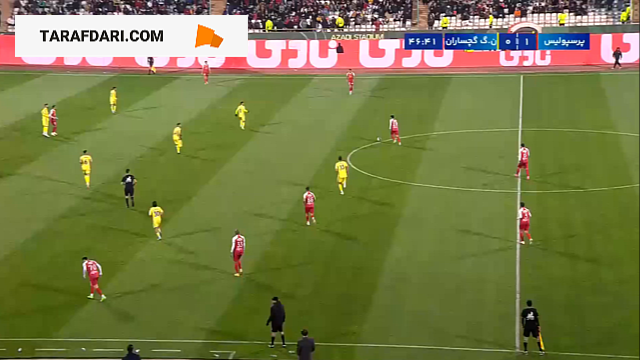 گل دانیال اسماعیلی فر به نفت و گاز گچساران (پرسپولیس 2-0 نفت و گاز گچساران)