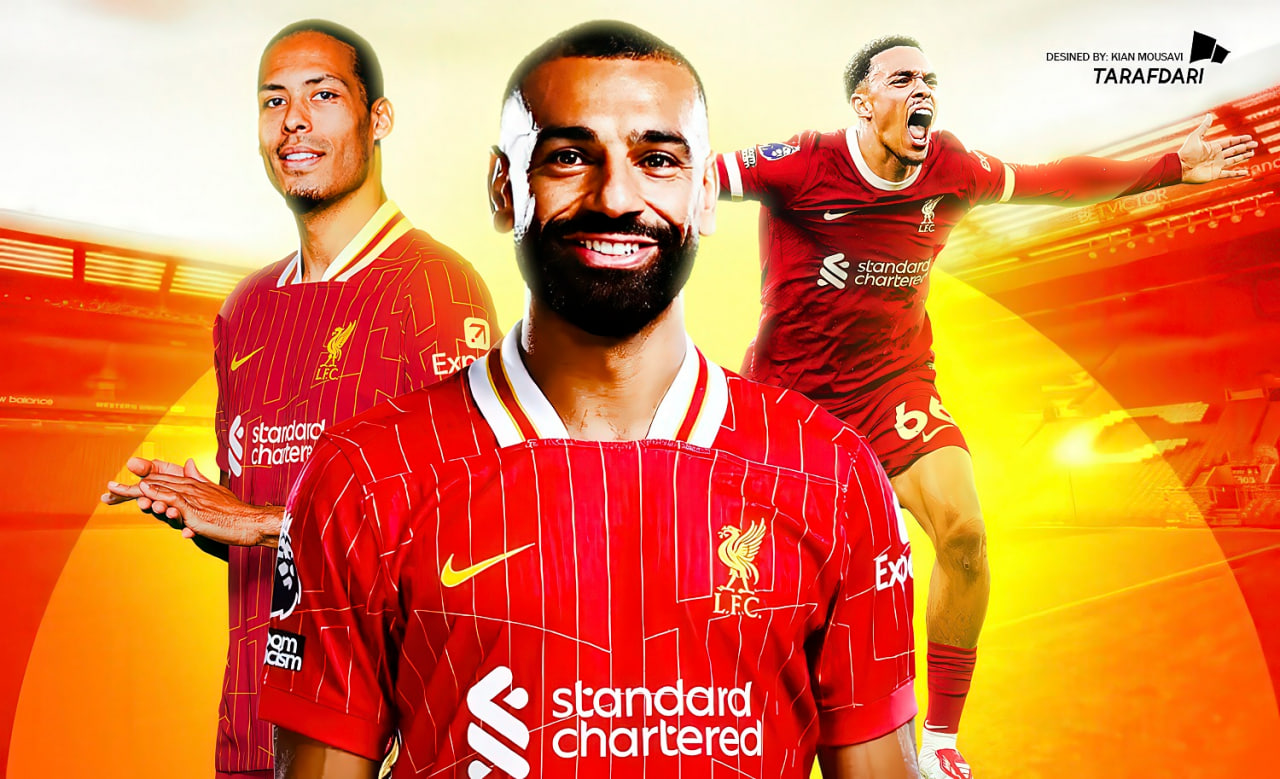 ویرجیل فن دایک، محمد صلاح و ترنت الکساندر آرنولد، بازیکنان لیورپول