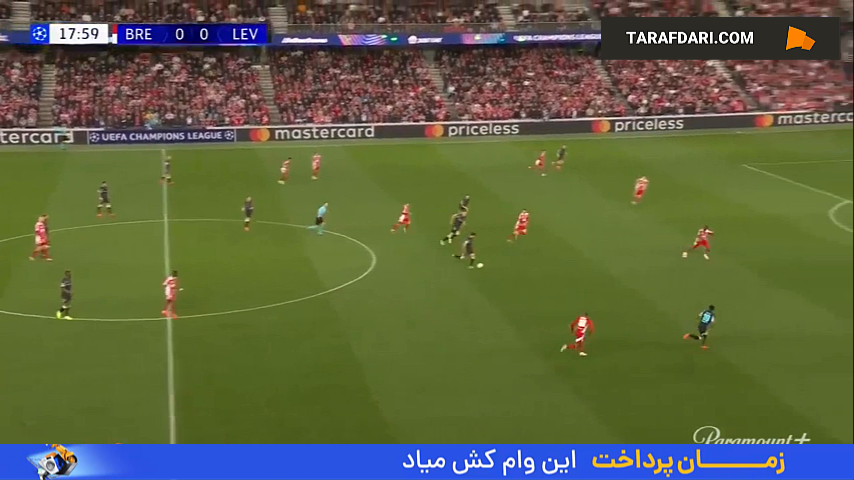 دیدار برست و بایرلورکوزن در لیگ قهرمانان اروپا