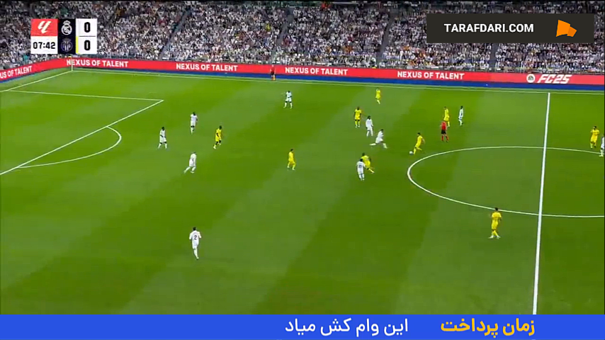 برتری رئال مادرید مقابل ویارئال
