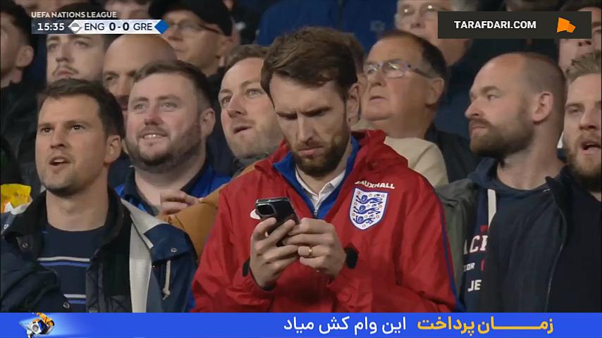 هوادار انگلیسی با شباهت زیاد به گرت ساوتگیت