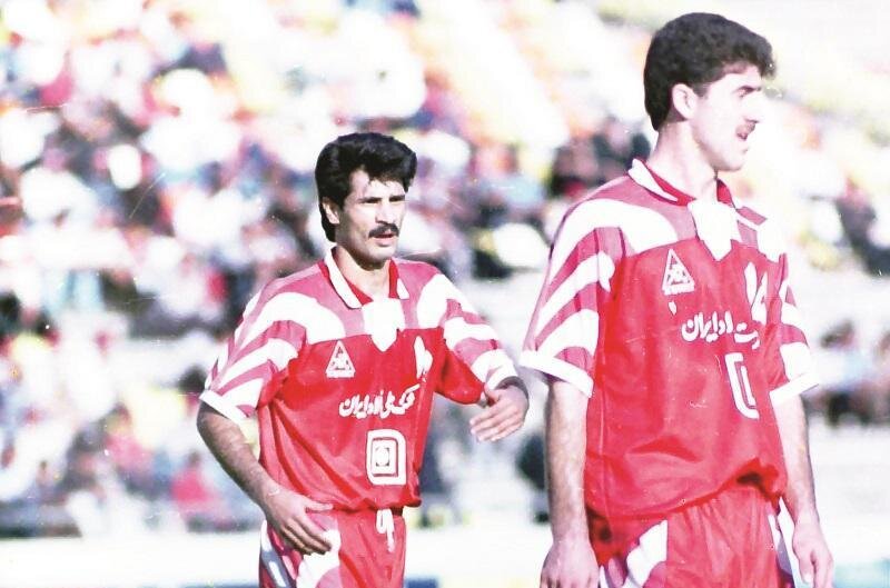کریم باقری - علی دایی - بزرگان باشگاه پرسپولیس