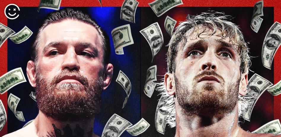 لوگان پال و کانر مک گرگور؛ ستارگان کشتی کج WWE و UFC