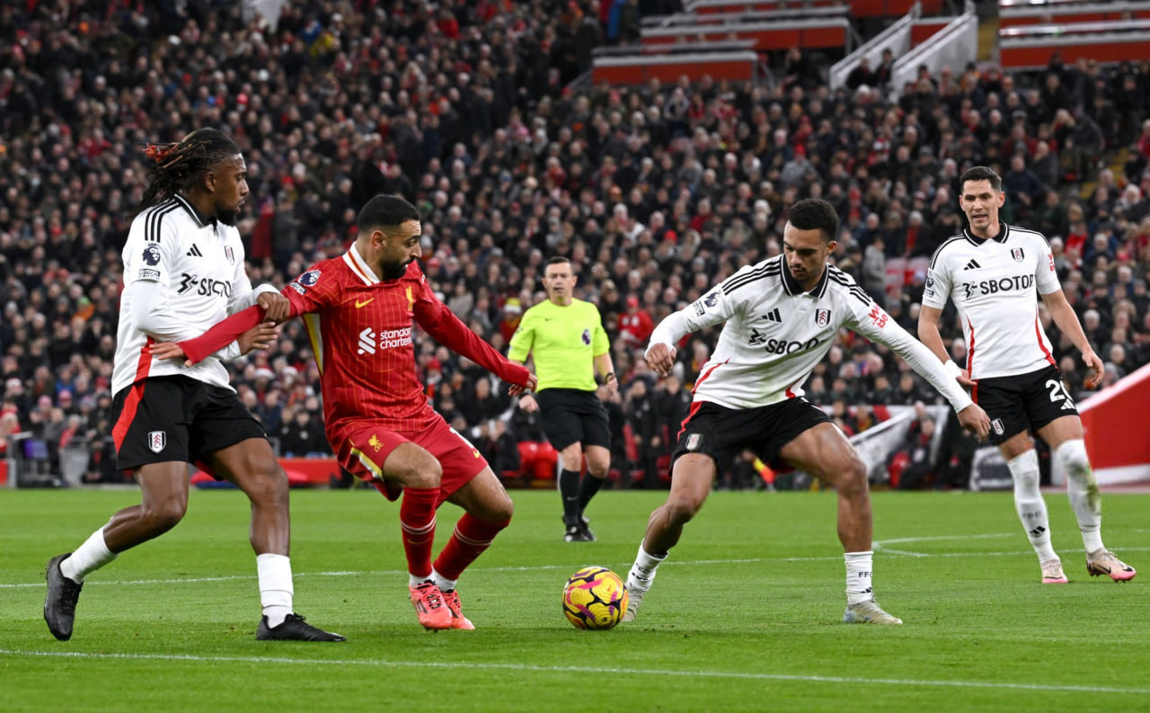 محمد صلاح در بازی فولام و لیورپول