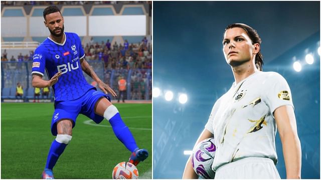نیمار؛ مهاجم تیم الهلال عربستان؛ بازی FC 25
