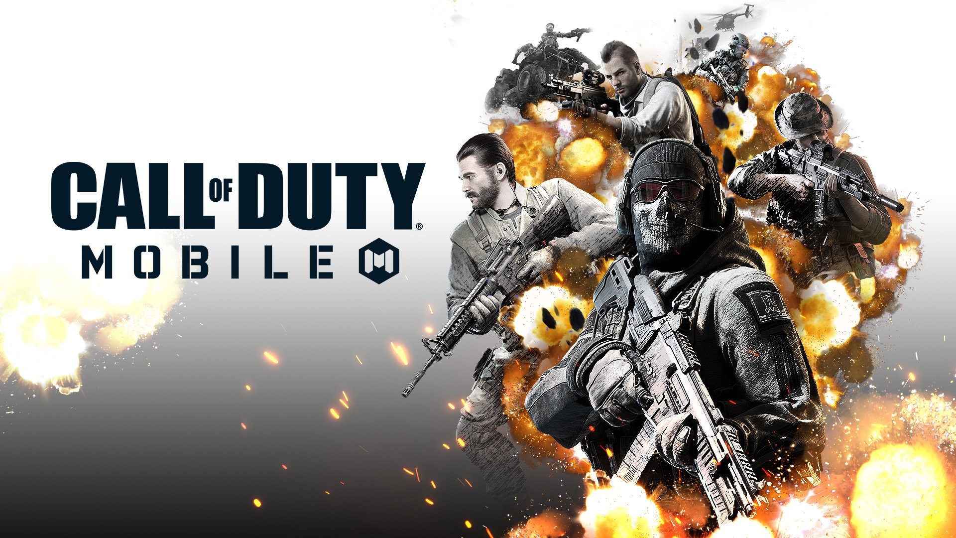 پوستر رسمی بازی call of duty با حضور گوست