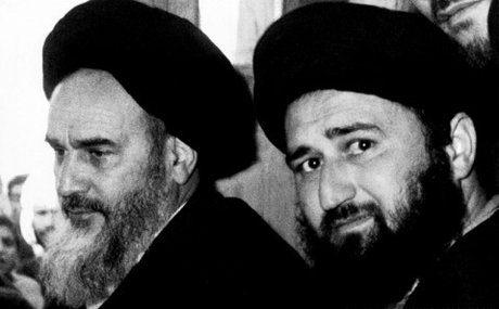 سید مصطفی خمینی و پدرش امام خمینی