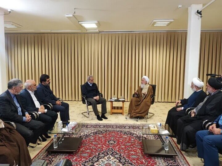 پزشکیان و آیتالله جوادی آملی