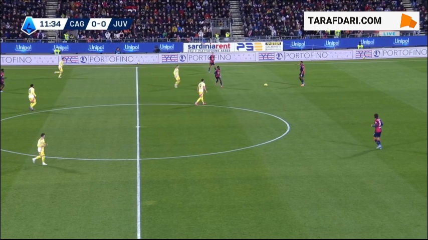 گل دوشان ولاهوویچ به کالیاری (کالیاری 0-1 یوونتوس)