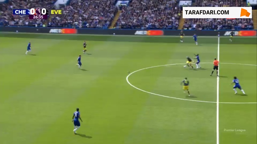 گل نیکلاس جکسون به اورتون (چلسی 1-0 اورتون)