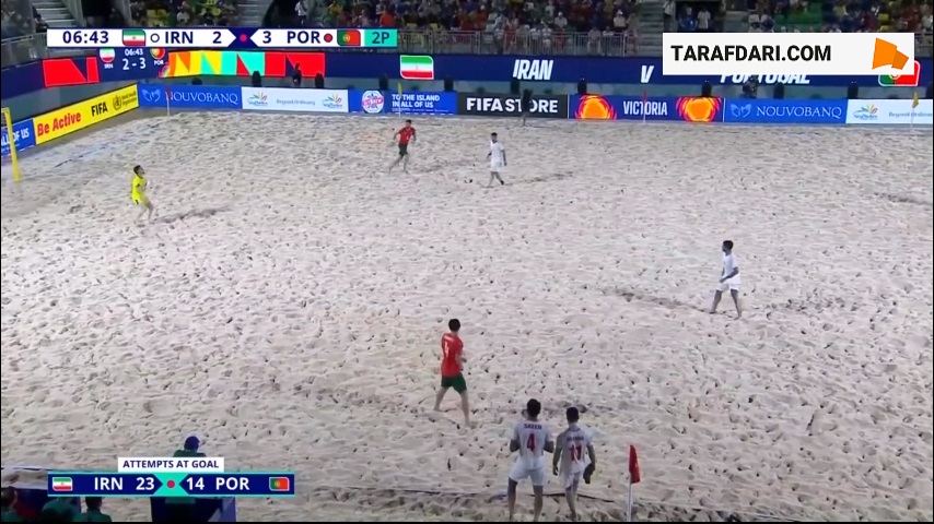 جام جهانی فوتبال ساحلی؛ گل دوم لورنکو به ایران (ایران 2-4 پرتغال)