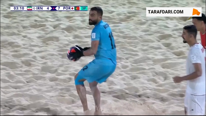 جام جهانی فوتبال ساحلی؛ گل موحدپور به پرتغال (ایران 5-7 پرتغال)
