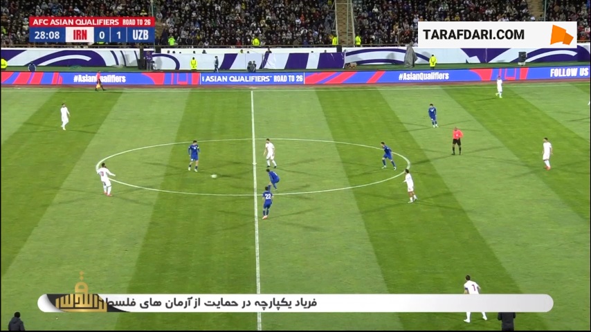 از دست رفتن موقعیت خوب گلزنی توسط سردار آزمون (ایران 0-1 ازبکستان)