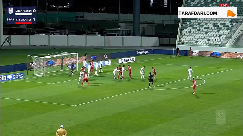 گلزنی سعید عزت اللهی مقابل دباالحصن (الحصن - شباب الاهلی)