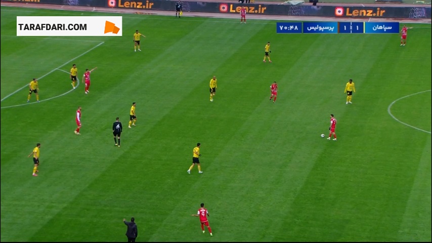 گل فرشاد احمدزاده به سپاهان (سپاهان 1-2 پرسپولیس)