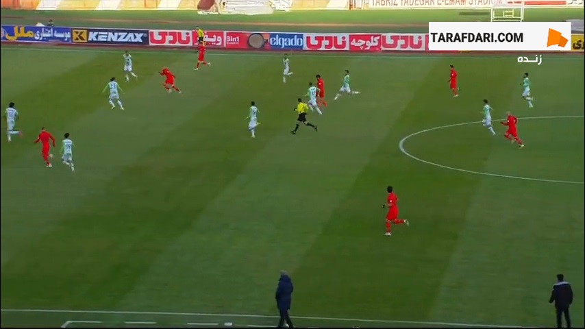 گل دوماگوی دروژدک به خیبر روی اشتباه دروازه‌بان (تراکتور 1-0 خیبر خرم آباد)