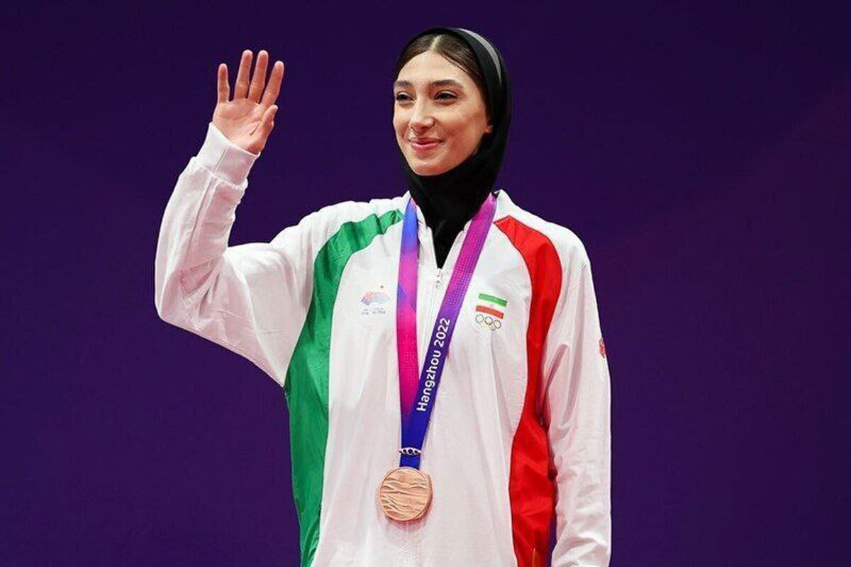 مبینا نعمت زاده - تیم ملی تکواندو - مراسم المپیک - المپیک