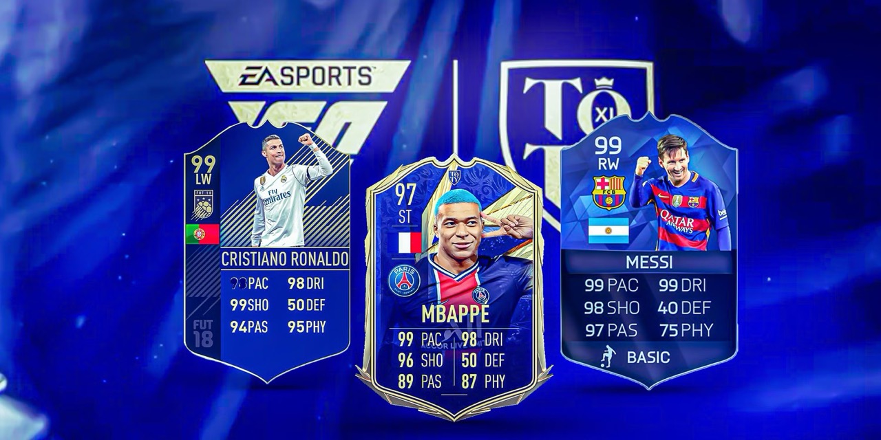 بهترین تیمهای TOTY - تاریخچه تیم سال فیفا - ترکیبهای فیفا EA FC 25 - تیم سال کریستیانو رونالدو - TOTY مسی - بازیکنان TOTY فیفا