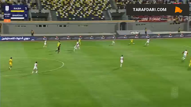 گل پیروزی بخش و زیبای مهدی قائدی در دقیقه 96 (الاتحاد کلبا 2-1 الشارجه)