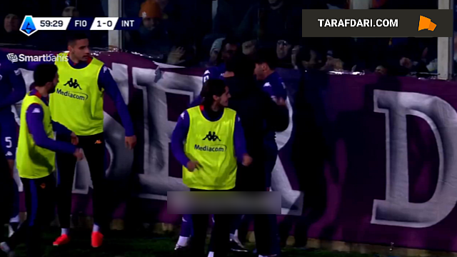 گل رانیری به اینتر (فیورنتینا 1-0 اینتر)