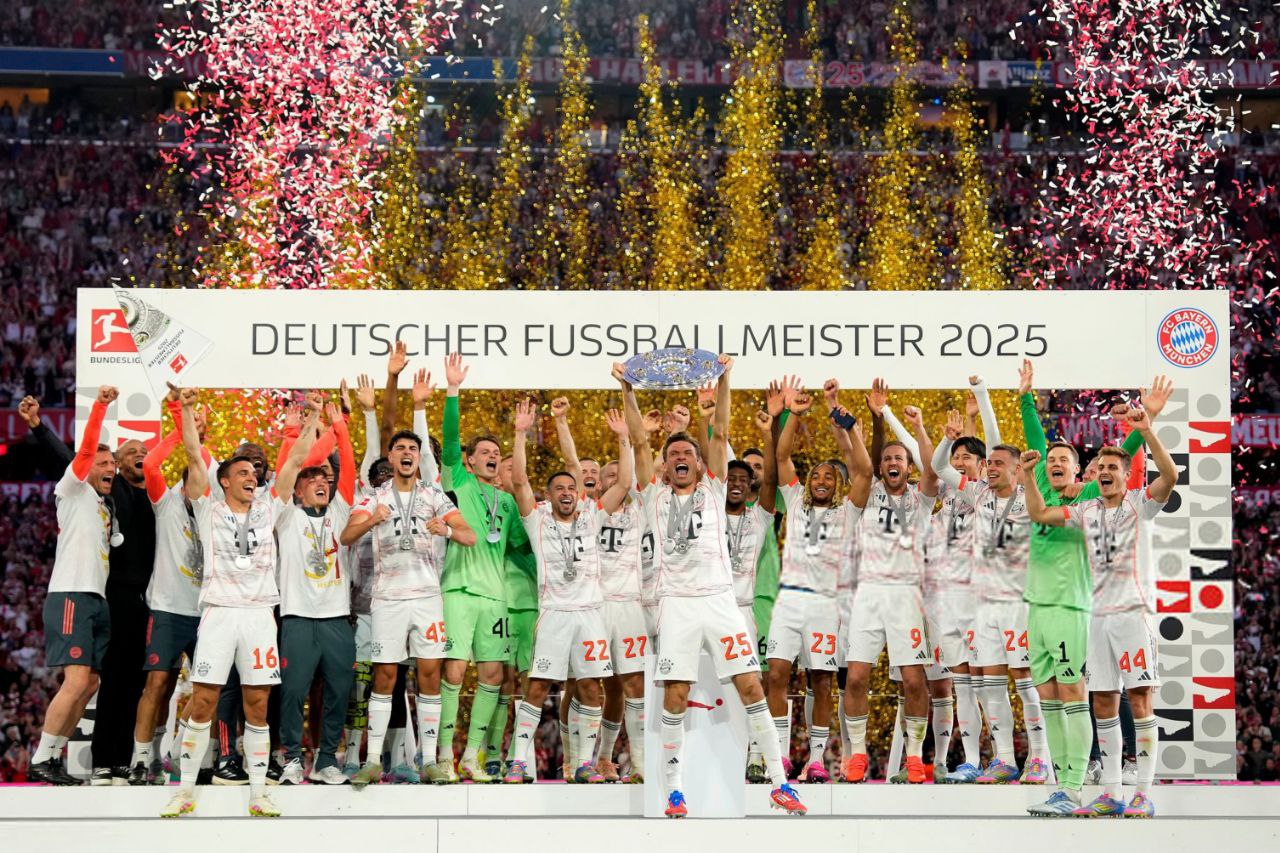 جشن قهرمانی بایرن مونیخ - فصل 25-2024 بوندسلیگا