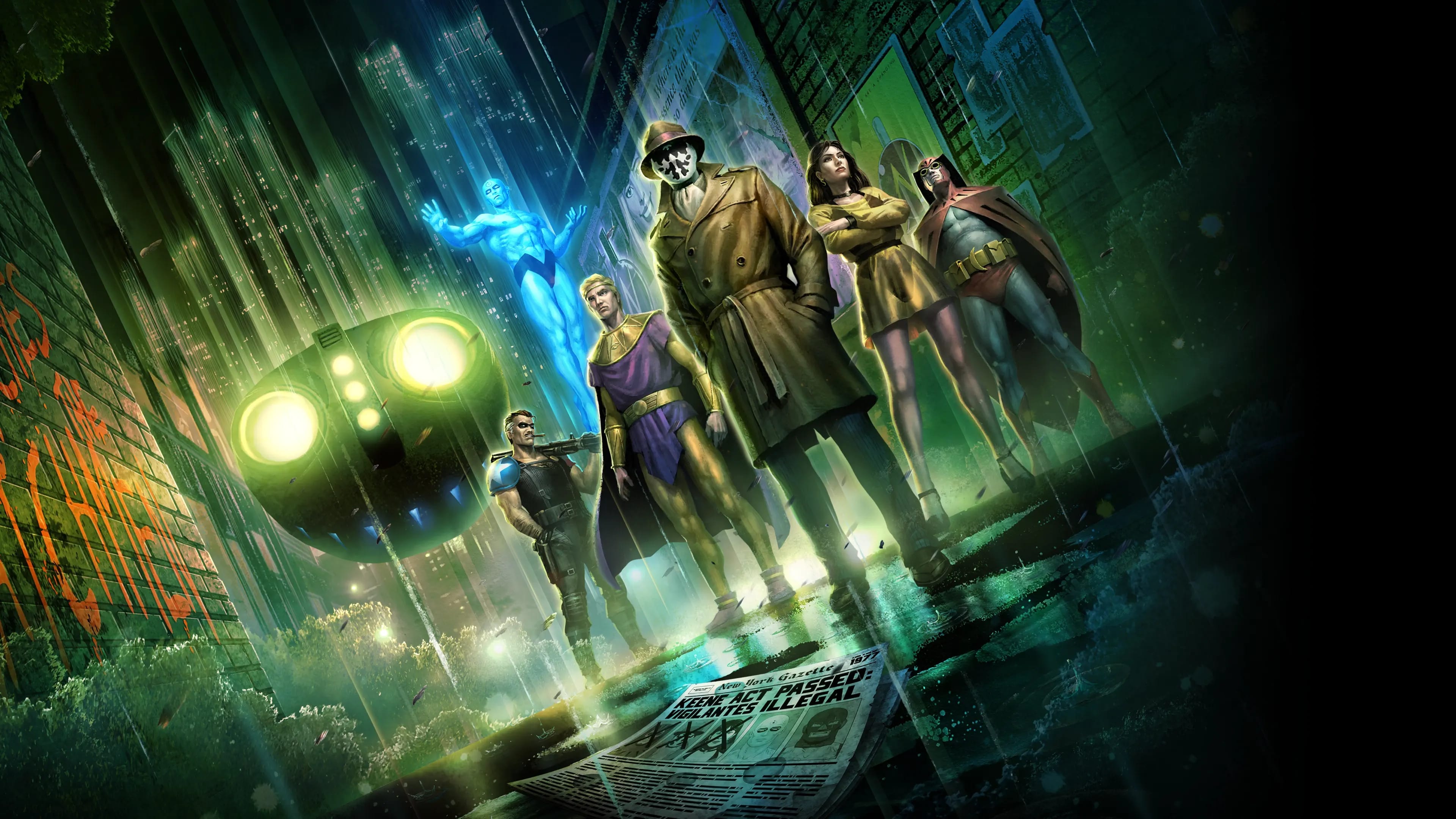 دانلود فیلم نگهبانان پارت اول و دوم Watchmen: Part I, Part II با لینک مستقیم