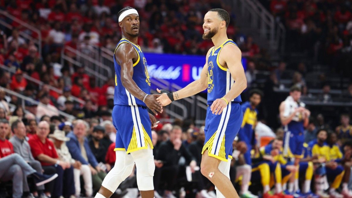 بسکتبال NBA - استفن کری و جیمی باتلر - گلدن استیت وریرز