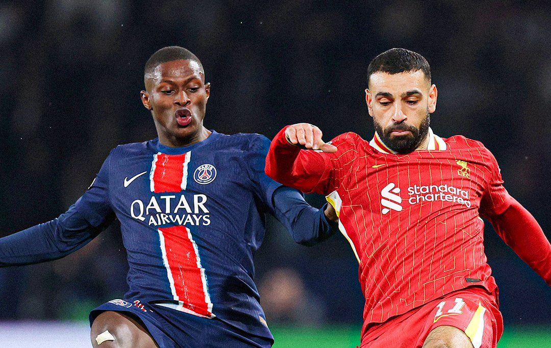 محمد صلاح - نونو مندس - لیورپول - پاری سن ژرمن - لیگ قهرمانان اروپا
