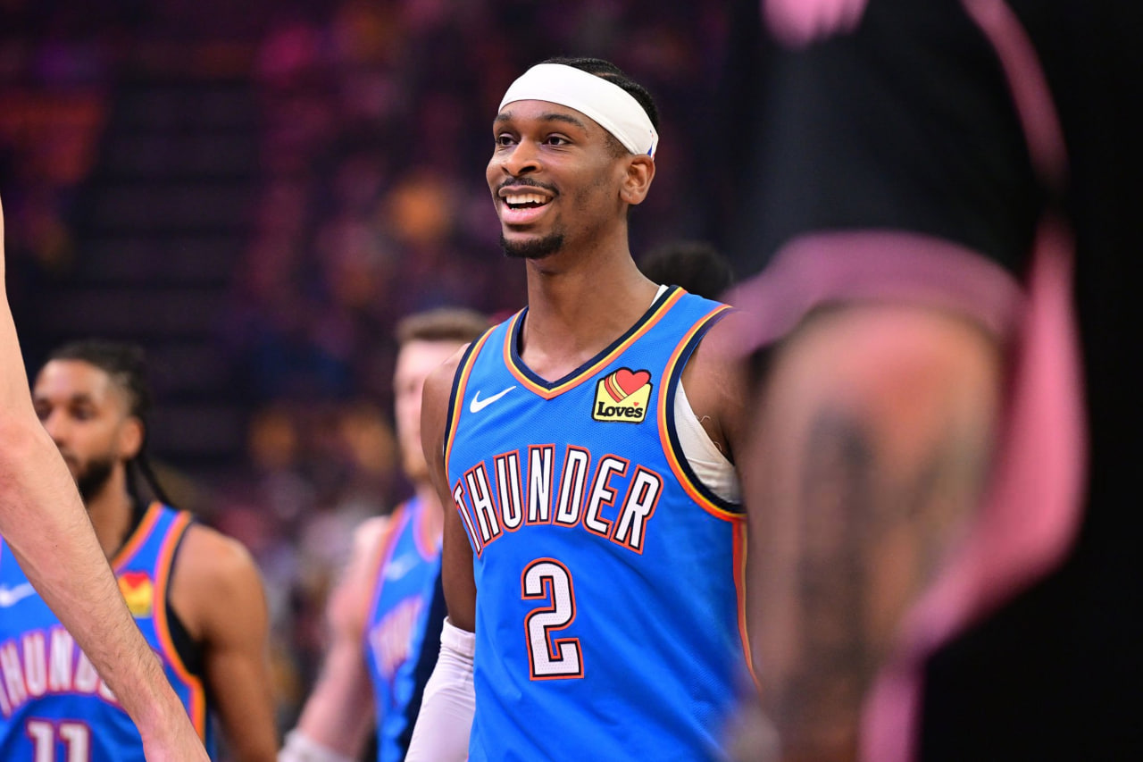بسکتبال NBA - اوکلاهماسیتی تاندر - شی گیلجس الکساندر - پلی آف - ممفیس گریزلیز