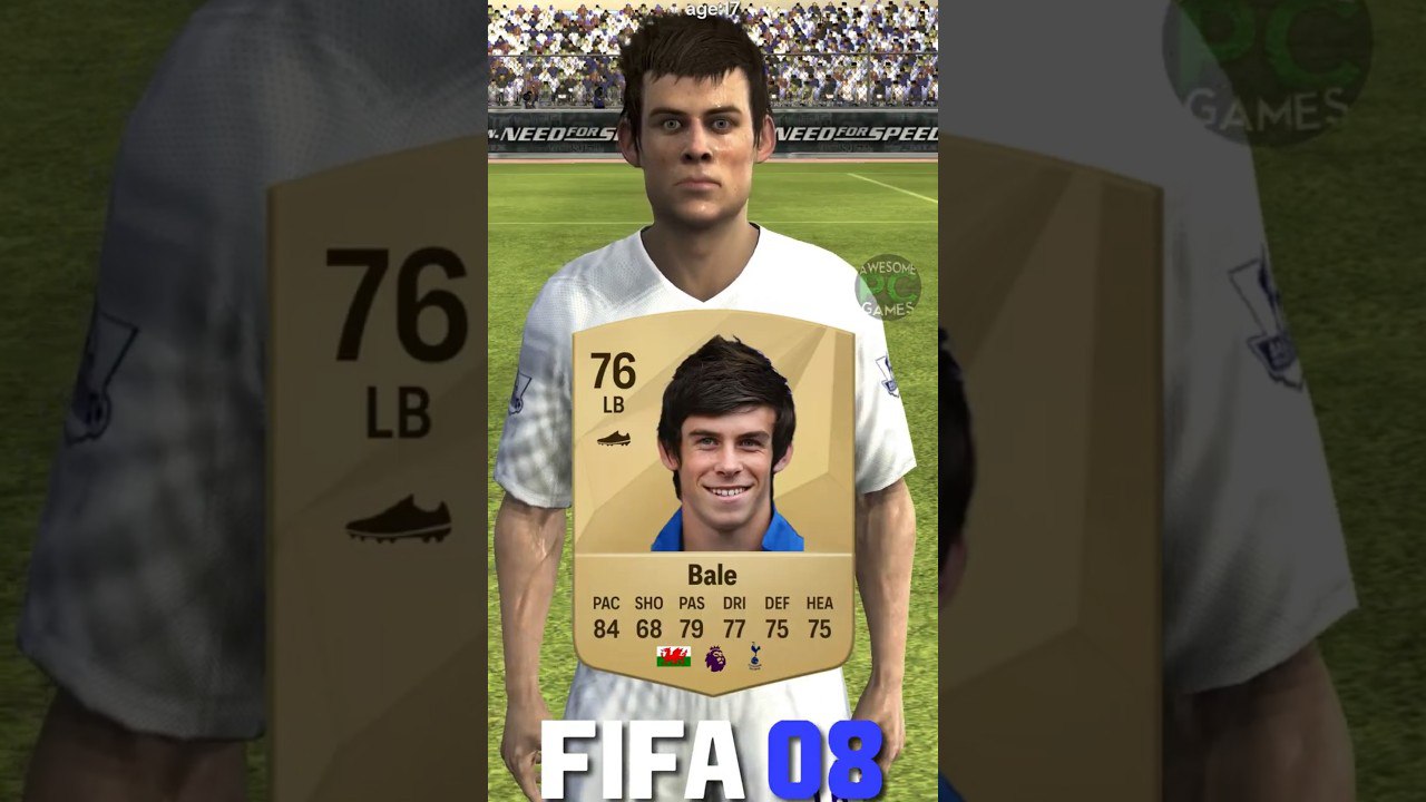 گرت-بیل - FIFA-07 - EA-FC-25 - ریتینگ - تاتنهام - رئالمادرید - سرعت - تغییرات-ظاهری - چهره-بازیکنان - فوتبال