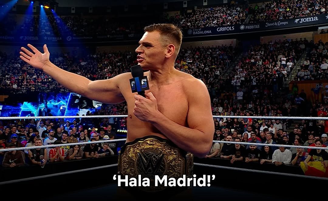 گونتر - قهرمان WWE - رئال مادرید - بارسلونا - قهرمان سنگین وزن جهان - آلا مادرید - Hala Madrid
