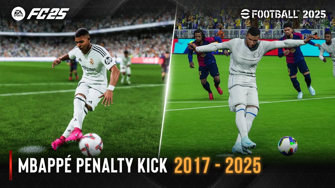 کیلیان امباپه - ضربات پنالتی - FIFA - PES - شبیهسازی فوتبال - قدرت و دقت - استایل بازی - فیفا