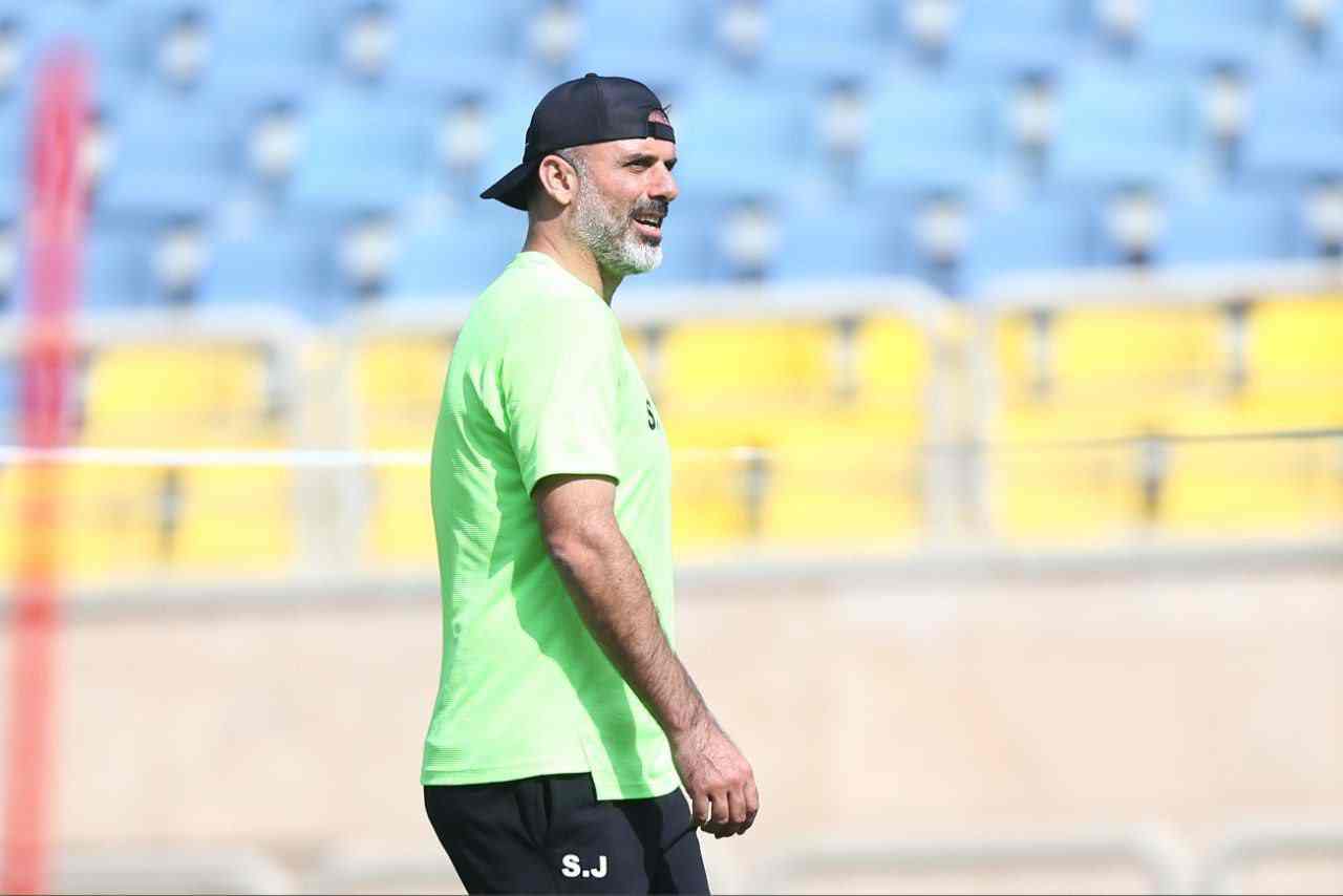 سیدجلال حسینی- مربی پرسپولیس- تمرین پرسپولیس