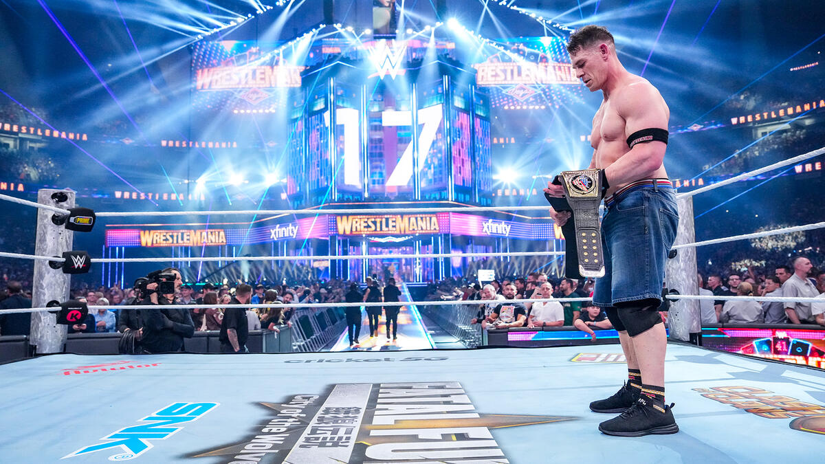 جان سینا، ستاره کشتی کج WWE و هالیوود در رسلمنیای 41