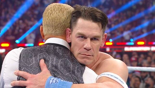 جان سینا و کودی رودز، ستارگان کشتی کج و WWE در الیمینیشن چمبر 2025