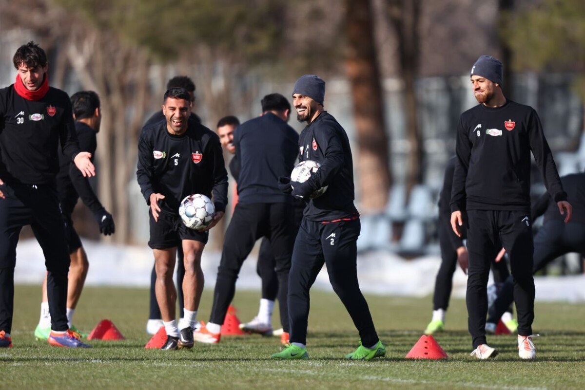 عکس از تمرین پرسپولیس